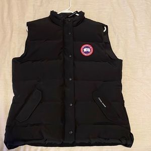 Black Canada Goose Vest, size XL
